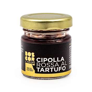 Соус сладкий из красного лука с черным трюфелем, BOSCOR, CALUGI, 0,035 гр (ст/б)