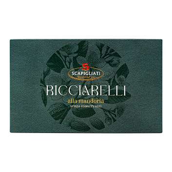 Печенье Риччарелли миндальные, SCAPIGLIATI, 0,150 кг (карт/кор)