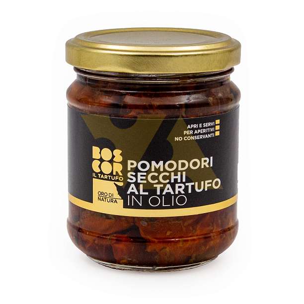 Томаты вяленые с трюфелем в масле BOSCOR, CALUGI, 0,180 кг (ст/б)  BOSCOR, CALUGI Италия