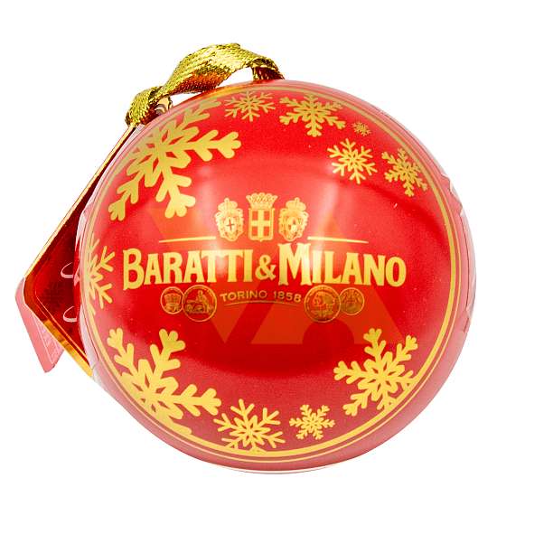 Пралине Кремино классико в Новогоднем шаре, 4787, BARATTI&MILANO, 0,042 кг (жест/кор)  Baratti & Milano Италия