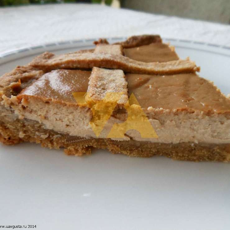 Кростата с кофейным кремом