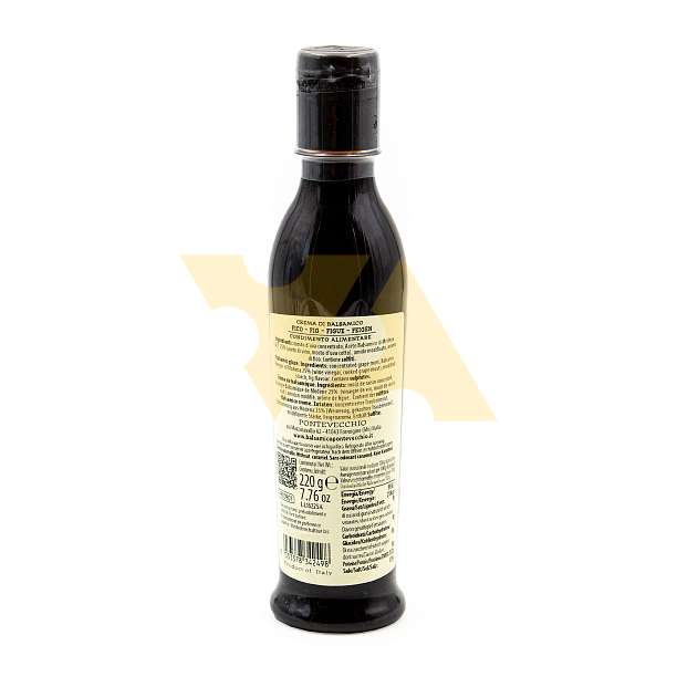 Соус-крем бальзамический с инжиром, PNT0902, PONTE VECCHIO, 0,220 л (пл/бут)  Acetaia Leonardi Италия
