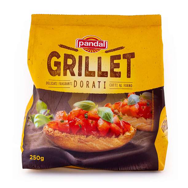 Кростини (крутоны, сухарики) классические PANDAL, AMICA, 0,25 кг  Amica Chips Италия