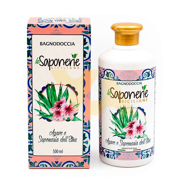 Гель для душа "Агава и мыльнянка с Этны" FarmaLais Италия