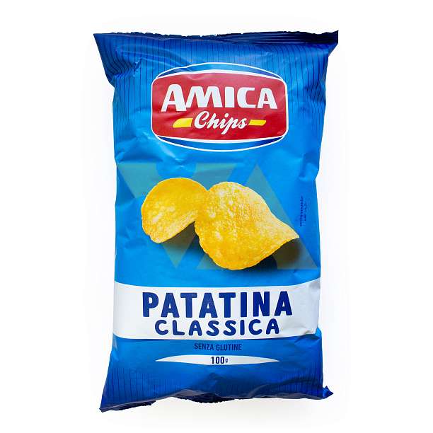 Чипсы картофельные классические, AMICA CHIPS, 0,100 кг  Amica Chips Италия