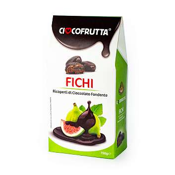 Инжир в темном шоколаде, CIOCCOFRUTTA, 0,150 кг (карт/кор)