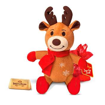 Джандуотто с оленем Санта-Клауса, пралине из молочного шоколада и пасты джандуйя, 4790, BARATTI&MILANO, 0,038 кг