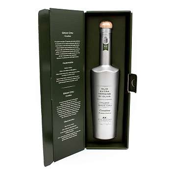 Масло оливковое первого холодного отжима GRAN CRU MONOCULTIVAR CORATINA, GALANTINO, 0,5 л (ст/бут в коробке)