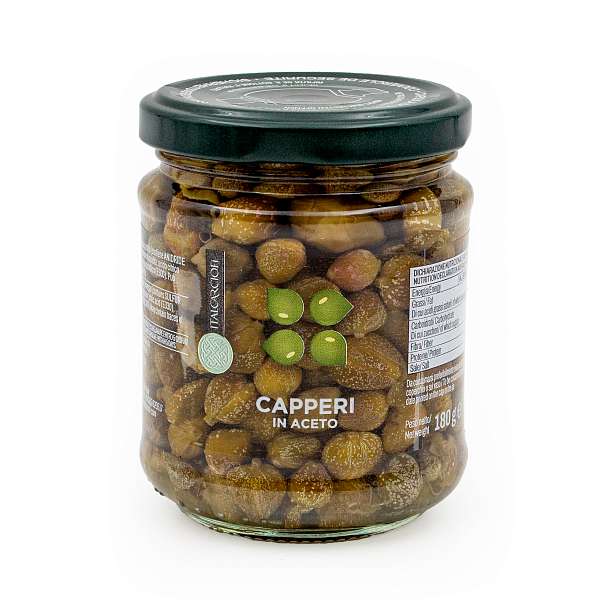Каперсы Лакримелла в уксусе (размер 9/11), ITALCARCIOFI, 0,180 кг/0,110 кг/0,212 л (ст/б)  Italcarciofi S.r.L. Италия