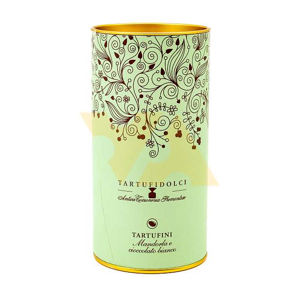 Конфеты Трюфель из миндаля и белого шоколада, Т.М.ANTICA TORRONERIA PIEMONTESE, 0,160 кг (туба)  Antica Torroneria Piemontese Италия