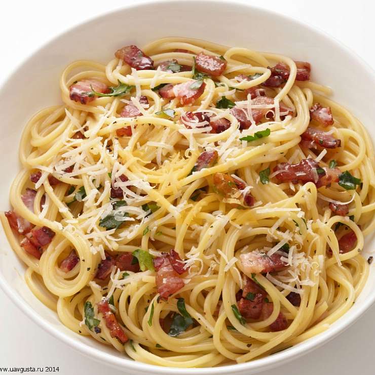 Спагетти Карбонара с панчеттой