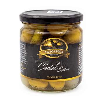Коктейль Экстра, смесь оливок и маринованных овощей, LA TORTOLA, 0,370 кг/0,200 кг (ст/б)