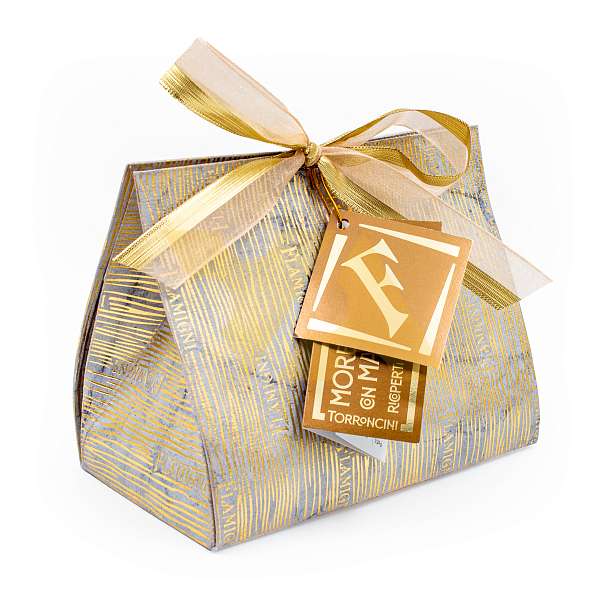 Нуга (торрончини) из миндаля мягкая покрытая шоколадом ассорти, FLAMIGNI, 0,180 кг (бум/сумочка)  Flamigni S.r.L. Италия