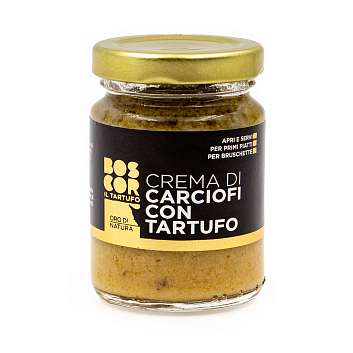 Соус из артишоков с черным трюфелем BOSCOR, CALUGI, 0,085 кг (ст/б)