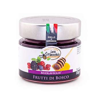 Соус на основе мёда с лесными ягодами, LUCA FINOCCHIO, 0,125 кг (ст/б)