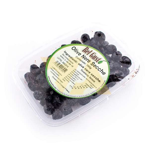 Маслины вяленые BEL GUSTO, GRANATA, 0,18 кг (пл/конт)  Granata Antonio Италия