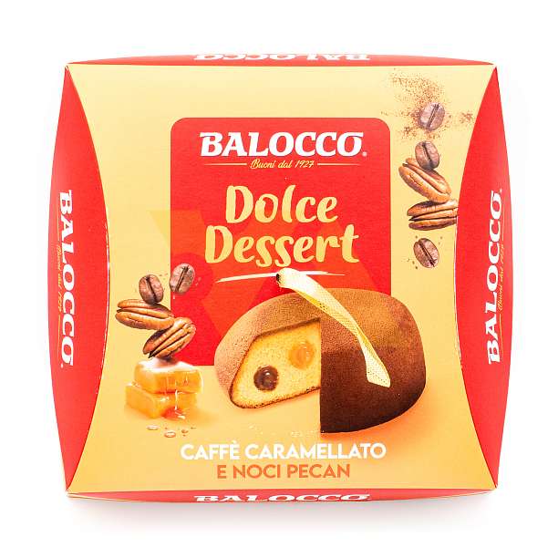 Кекс (десерт) с кремом из карамелизированного кофе и ореха пекан, BALOCCO, 0,650 кг (карт/кор)  Balocco Италия