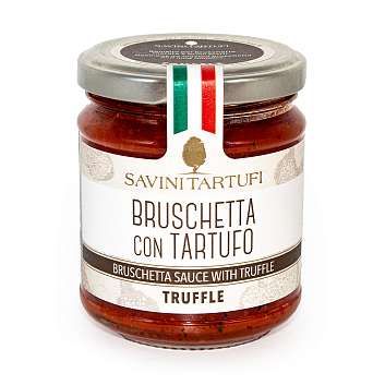 Соус на основе томатов с трюфелем BRUSCHETTA, SAVINI TARTUFI, 0,180 кг (ст/б)