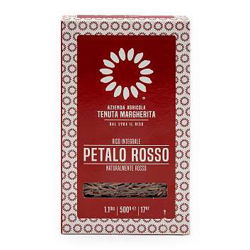 Рис из неочищенного красного зерна, TENUTA MARGHERITA, 0,500 кг (вак/уп кр/кор)