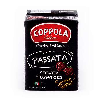 Томаты протертые Пассата, COPPOLA, 0,5 кг (тетрапак)