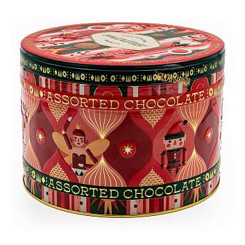 Ассорти из трех пралине в темном и молочном шоколаде, MAXTRIX, 0,300 кг (новогодняя жест/кор)