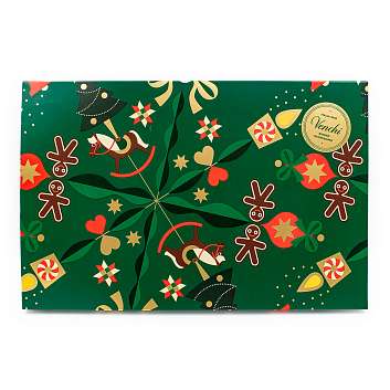 Ассорти шоколадных конфет BUREAU ALICE, VENCHI, 0,230 кг (подарочная карт/кор, коллекция «Рождественская Алиса»)