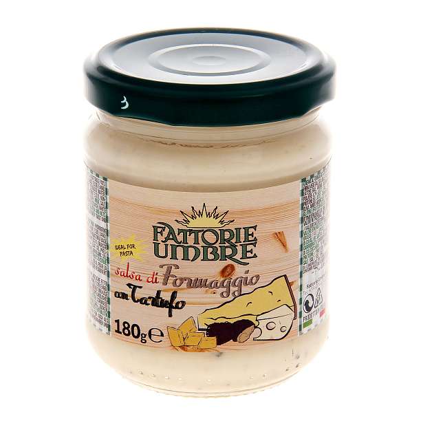 Соус сырно-трюфельный (из сыра и черного трюфеля), FATTORIE UMBRE, 0,18 кг (ст/б)  Fattorie Umbre S.r.l. Италия