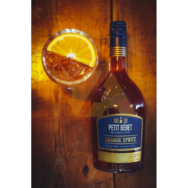 Ликер Апельсиновый Шпритц безалкогольный ORANGE SPRITZ, LE PETIT BERET, 0,74 л (ст/бут)  Le Petit Béret Франция