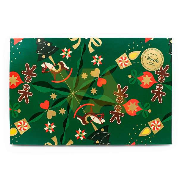 Ассорти шоколадных конфет BUREAU ALICE, VENCHI, 0,230 кг (подарочная карт/кор, коллекция «Рождественская Алиса»)  Venchi Италия