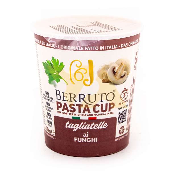 Тальятелле с грибами, паста с сухим соусом, BERRUTO, 0,070 кг  Pasta Berruto Италия
