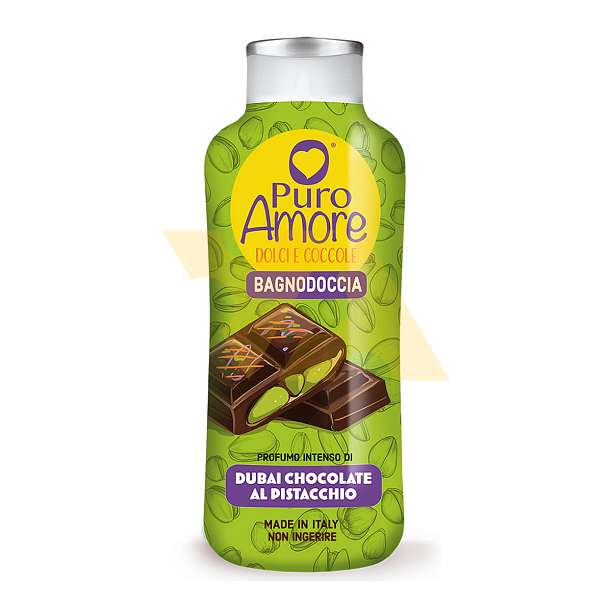 Гель для душа "Дубайский шоколад и фисташки" FarmaLais Италия