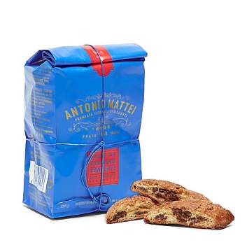 Кантуччи с темным шоколадом, печенье из Прато, ANTONIO MATTEI, 0,250 кг