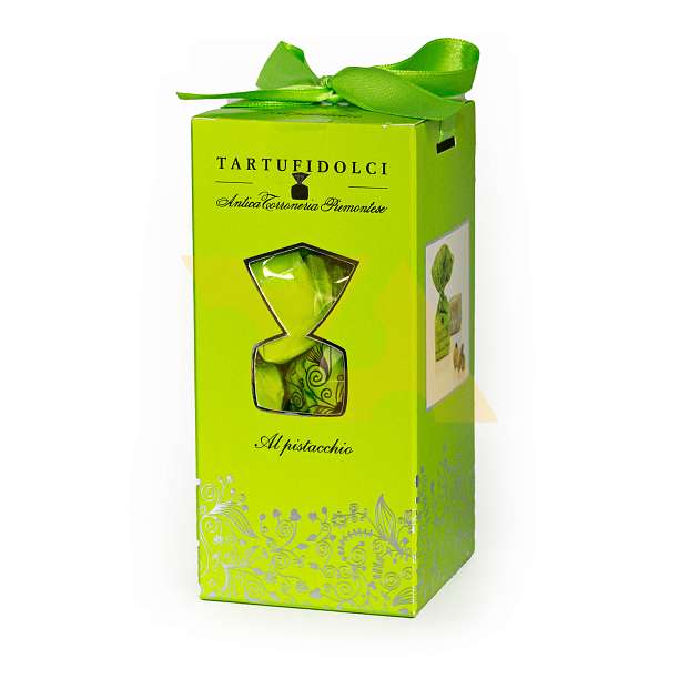 Конфеты Трюфель Фисташки TARTUFIDOLCI, ANTICA TORRONERIA PIEMONTESE, 0,160 кг (карт/кор)  Antica Torroneria Piemontese Италия