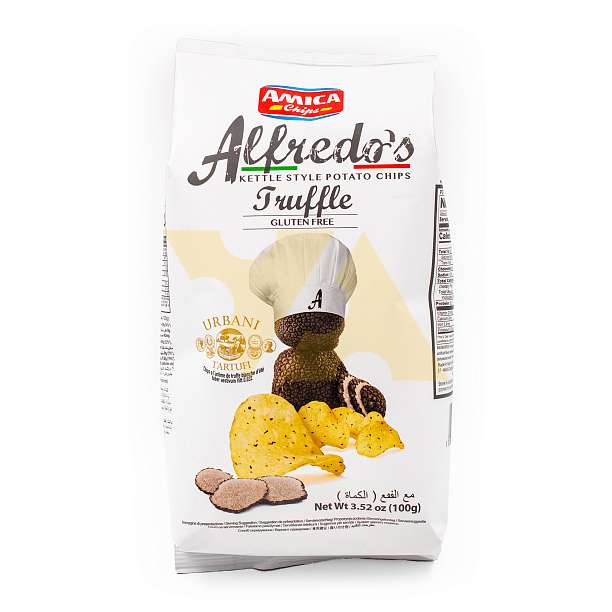 Чипсы картофельные с черным трюфелем ALFREDO'S, AMICA CHIPS, 0,1 кг 0.1 кг. Amica Chips Италия
