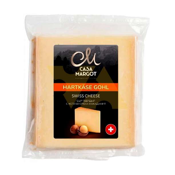 Деревенский Горный, сыр фасованный твердый, т.м. CASA MARGOT, 0,100 кг  Margot Fromages SA Швейцария