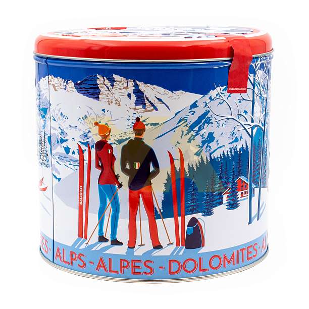 Панеттоне с изюмом и цукатами, рождественский кекс из Милана, BALOCCO, 0,75 кг (жест/кор) 0.75 кг. Balocco Италия