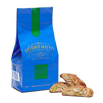 Кантуччи с фисташками и миндалем, печенье из Прато, ANTONIO MATTEI, 0,125 кг