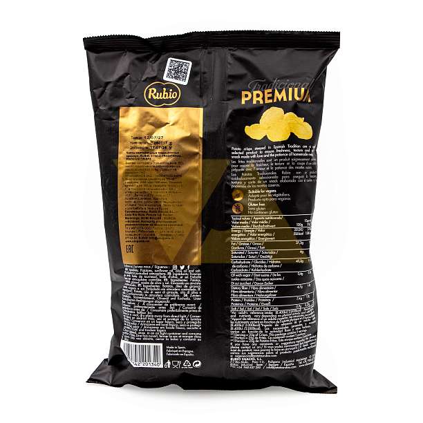 Чипсы картофельные традиционные PREMIUM, RUBIO, 0,130 кг  Rubio Snacks Испания