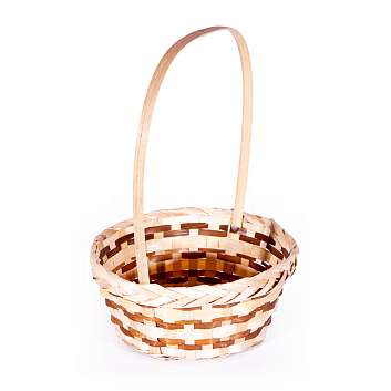 Корзина малая бамбук, размер Д23xН11/36,3 см