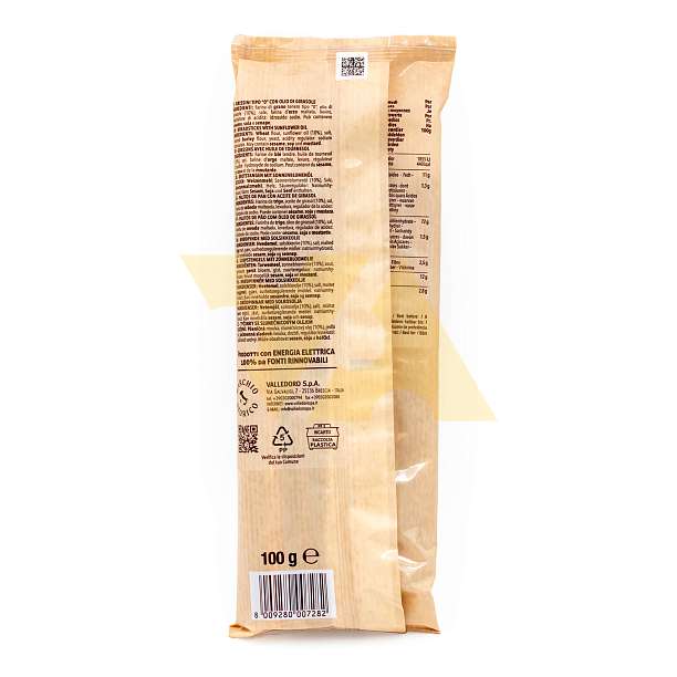 Хлебные палочки Брецель, VALLEDORO, 0,100 кг  Valledoro SPA (il Buon Forno) Италия