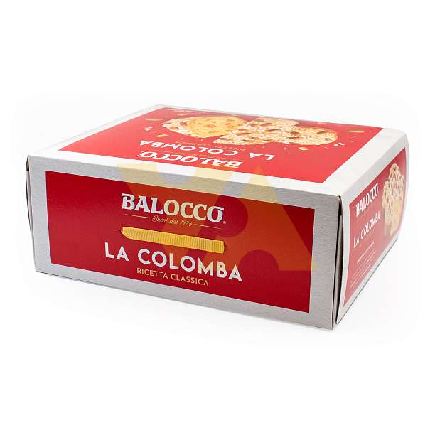 Коломба классическая, кулич с апельсиновыми цукатами, BALOCCO, 0,700 кг (карт/кор)  Balocco Италия