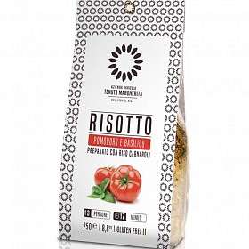 Ризотто с томатами и базиликом, TENUTA MARGHERITA, 0,25 кг  Tenuta Margherita Италия