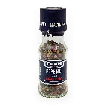 Смесь перцев горошком ITALPEPE, 0,025 кг (ст/б с мельницей)
