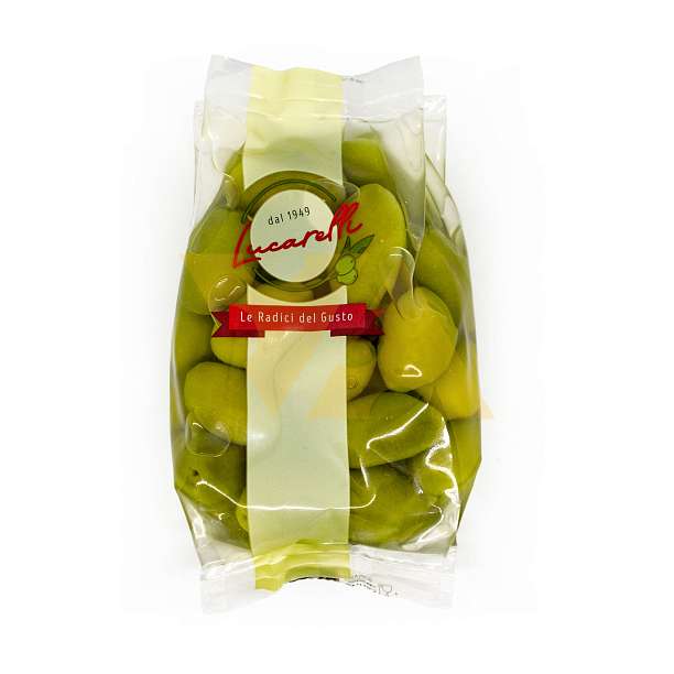 Оливки Белла ди Чериньола, крупные оливки, LUCARELLI, 0,35 кг/ 0,2 кг (пл/пак) 0,35 кг Lucarelli Alferino Италия