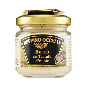 Масло сливочное с черным летним трюфелем, OCCELLI, 0,080 кг (ст/б)