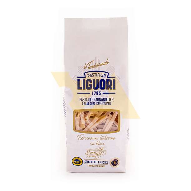 Шалателли №213, паста из Граньяно I.G.P. из тв сор пше, LIGUORI, 0,5 кг (бум/упак)  Liguori Pastificio Италия