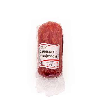Салями с трюфелем, колбаса сыровяленая, ALTO CONCETTO, 0,135 кг