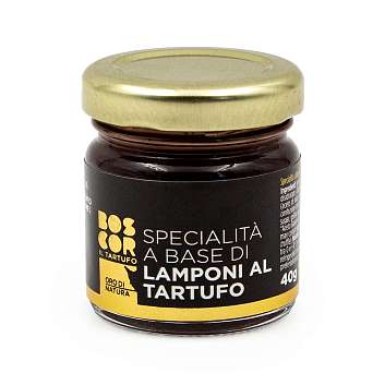 Соус из малины с черным трюфелем BOSCOR, CALUGI, 0,040 кг (ст/б)