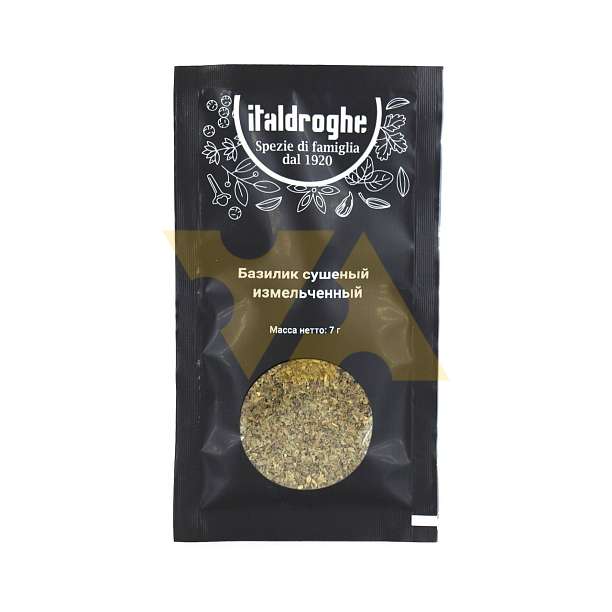 Базилик сушеный измельченный ITALDROGHE, 0,007 кг  ALMI ITALIA Италия