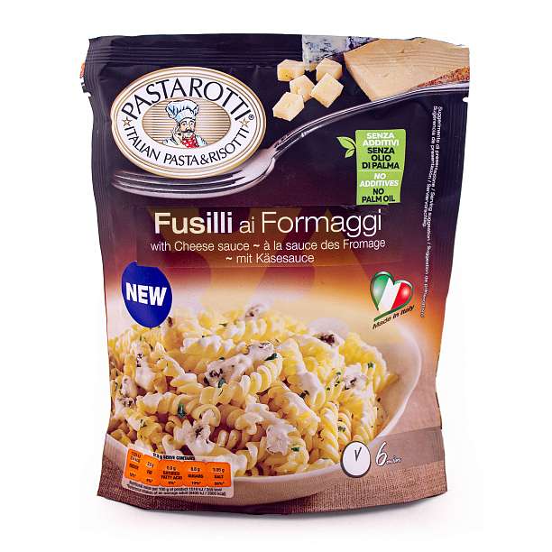 Фузилли с сыром, паста быстрого приготовления, PASTAROTTI, ANTAAR&S, 0,175 кг  Antaar&s S.p.a Италия